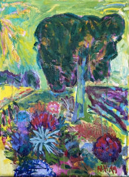 Magenta Bäume - Künstlernachlass Prof. Norbert Honrig